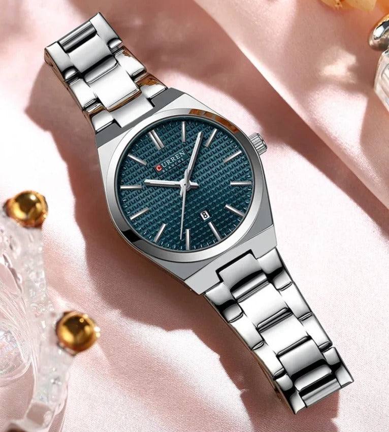 Curren couple silver and blue