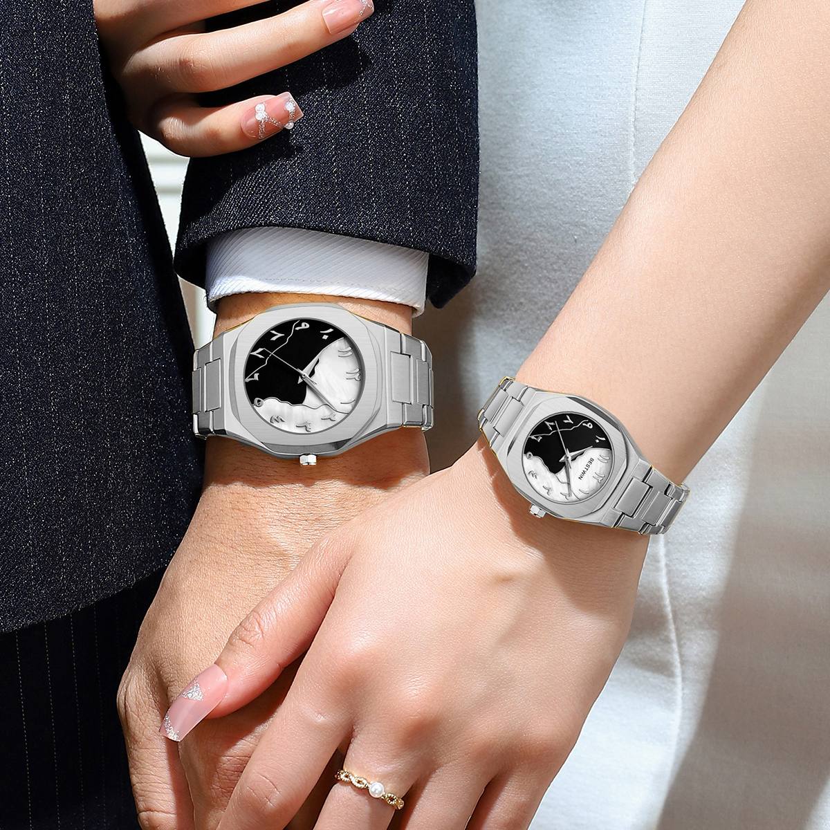 Arabic couple silver