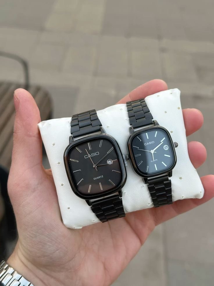 casio couple watches black
