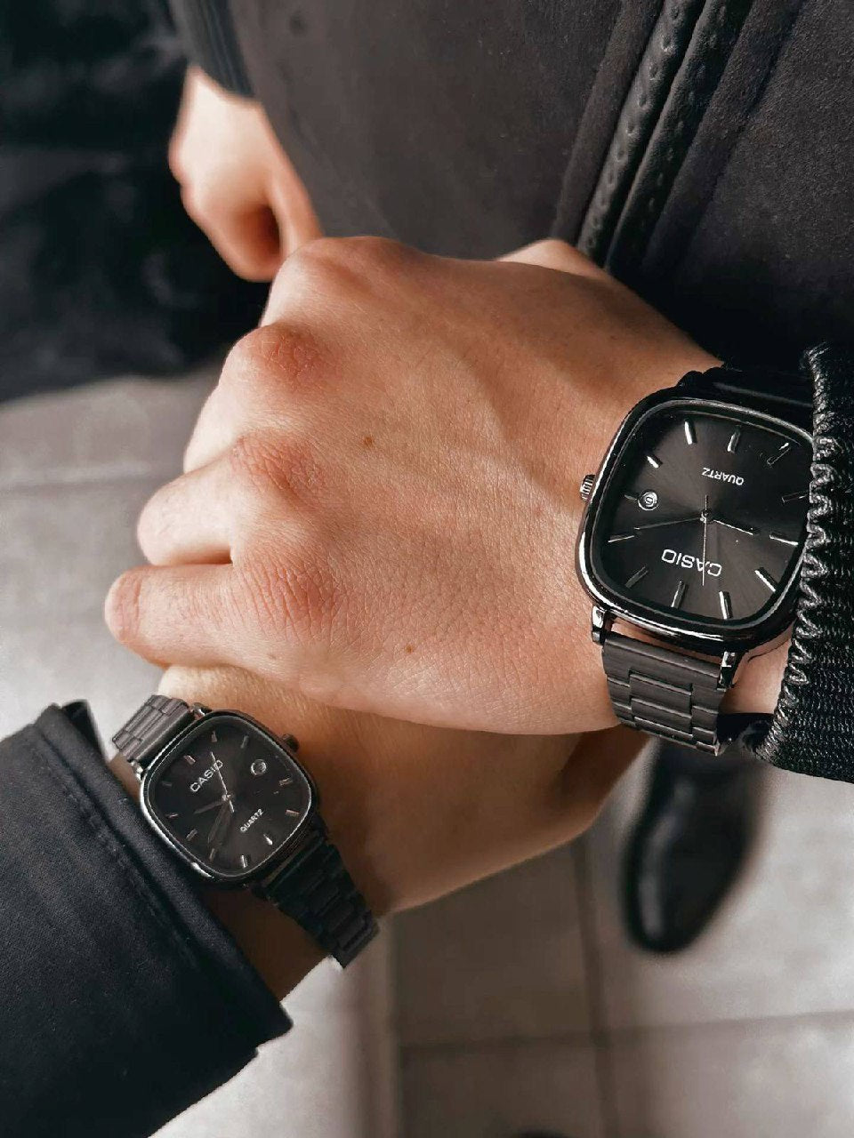 casio couple watches black